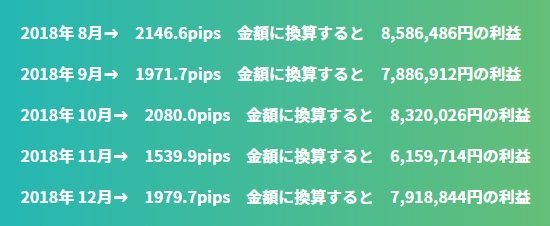 ゲイスキャFX実績
